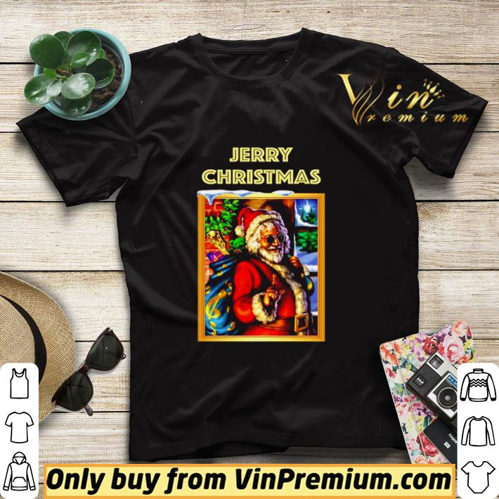 Santa Jerry Garcia Jerry Christmas shirt sweater