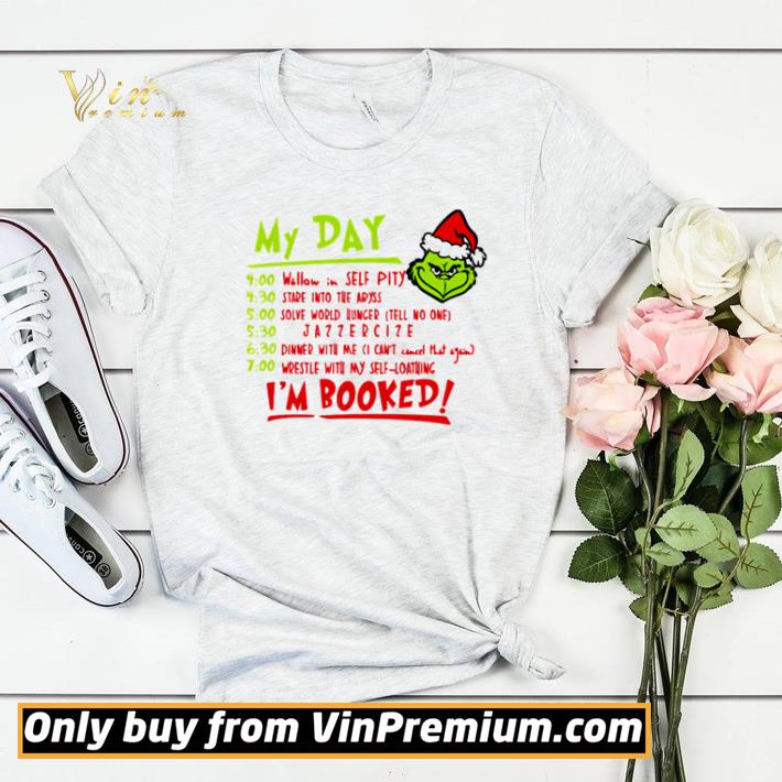 Grinch my day I’m booked Christmas shirt sweater