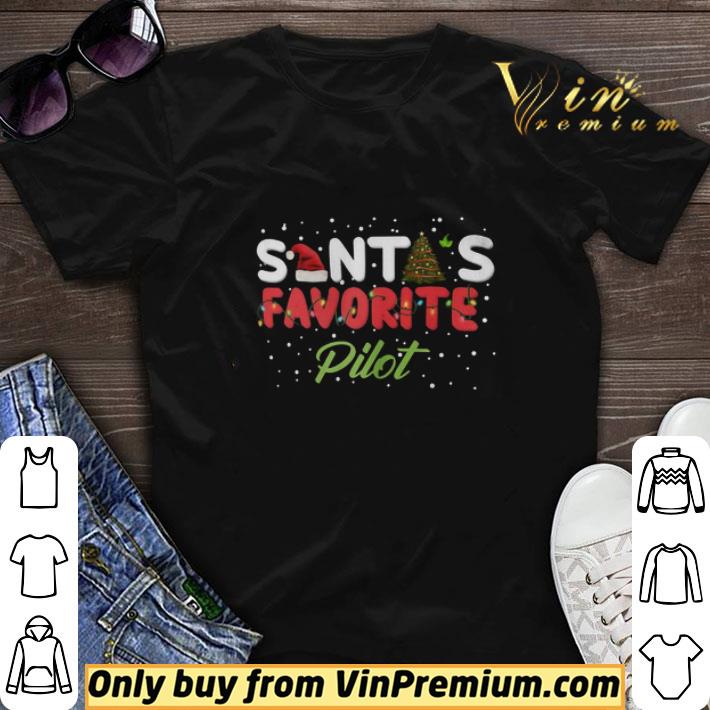 Santas Favarite Pilot Merry Christmas shirt sweater 7