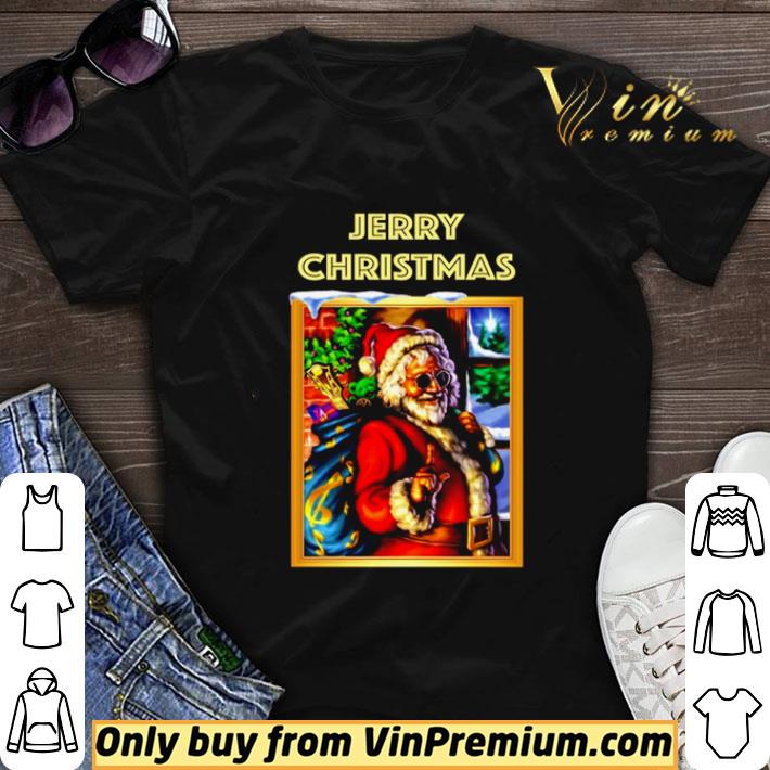 Santa Jerry Garcia Jerry Christmas shirt sweater 7