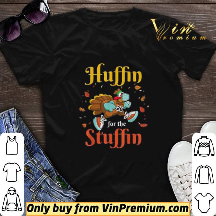 Huffin For The Stuffin Funny Thanksgiving 2020 Turkey Face Mask shirt sweater 7
