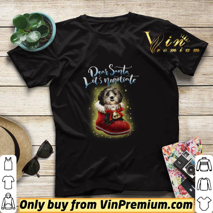 Shih Tzu Noel Dear Santa Let's Negotiate Merry Christmas shirt sweater 7 Shih Tzu Noel Dear Santa Let's Negotiate Merry Christmas shirt sweater