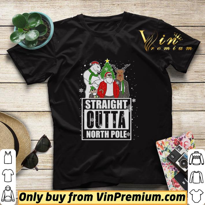Straight Outta North Pole Christmas shirt sweater 7 Straight Outta North Pole Christmas shirt sweater