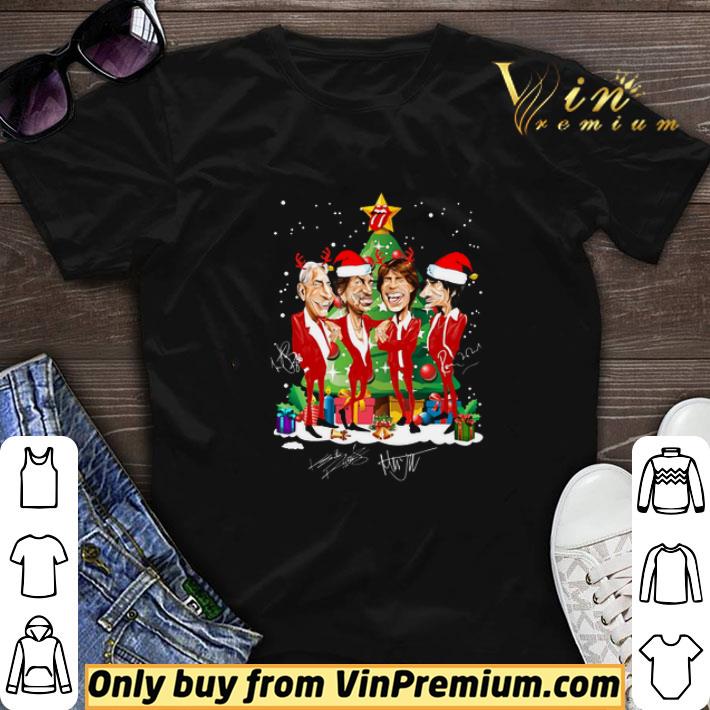 The Beatles Santa Signature Merry Christmas shirt sweater 6