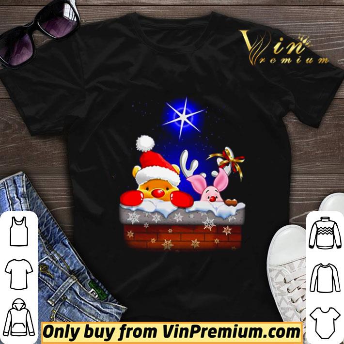 Pooh and piglet christmas shirt sweater 6