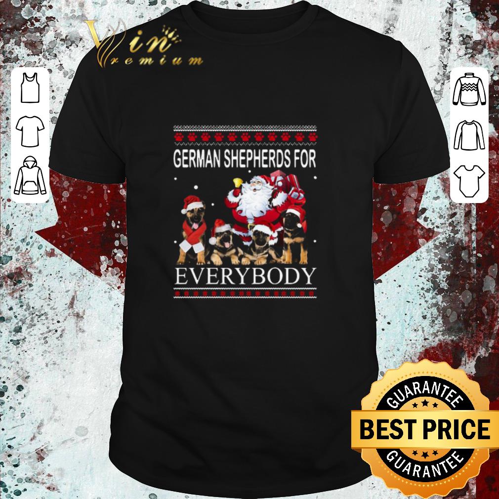 Top German Shepherds For Everybody Santa Claus Ugly Christmas sweater 7