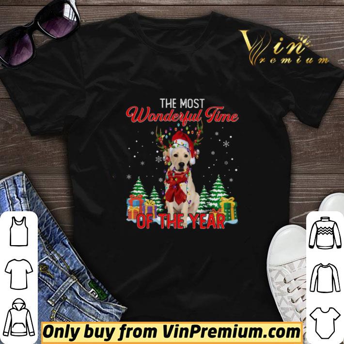 Labrador Retriever Reindeer Christmas The Most Wonderful Of The Year shirt sweater 6