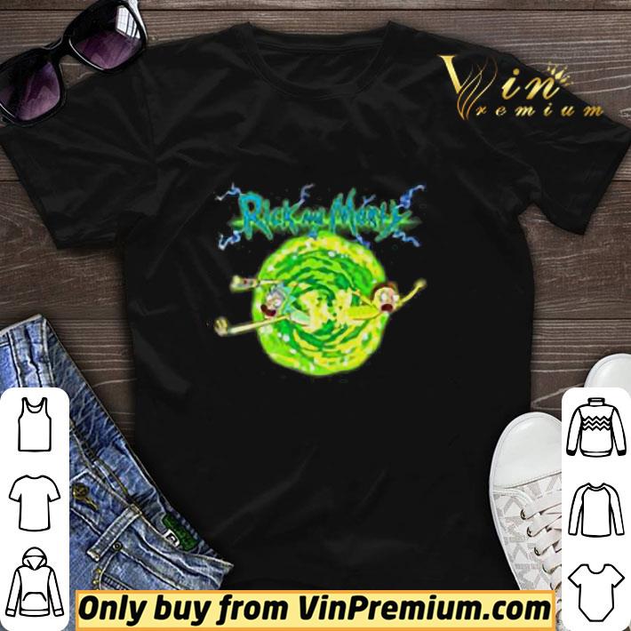 Rick and Morty Portal Glow Lightning shirt sweater 6