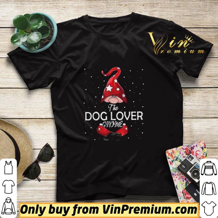 The Dog Lover Gnome Merry Christmas shirt sweater