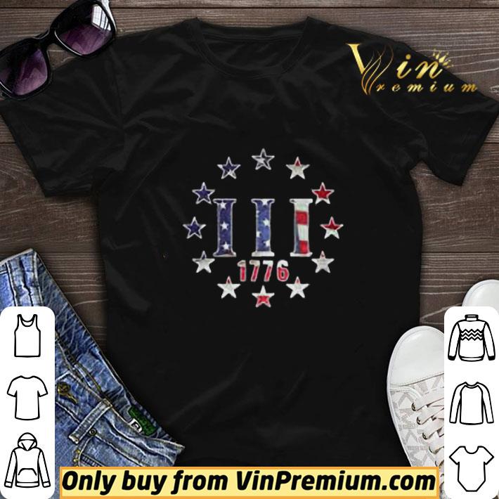 Three Percenter 2nd Amendment 3% Proud American Patriot 1776 shirt sweater 6