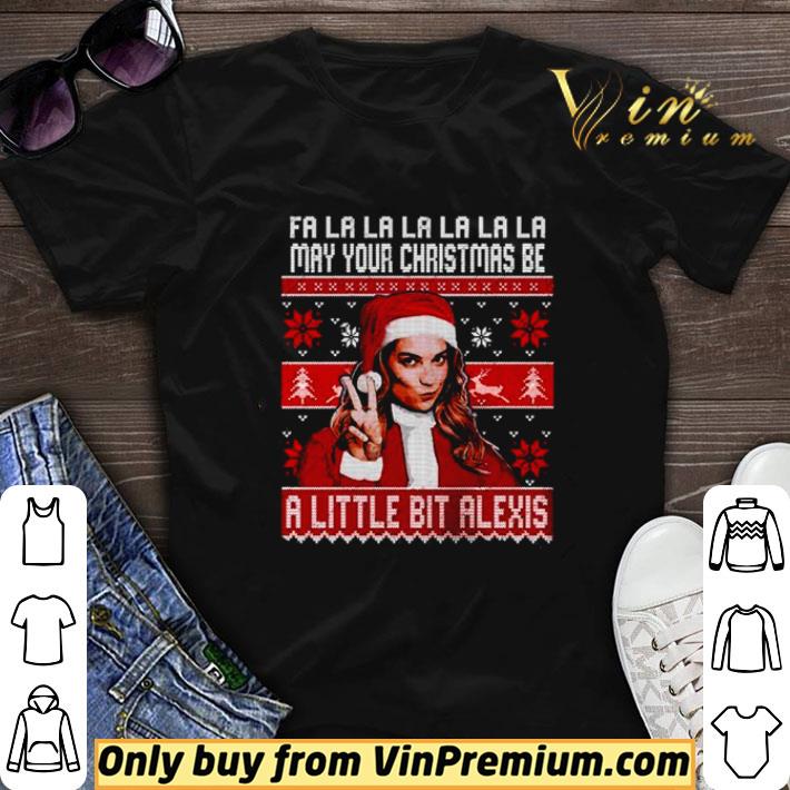 Alexis Rose fa la la la may your Christmas be a little bit Alexis shirt sweater 6