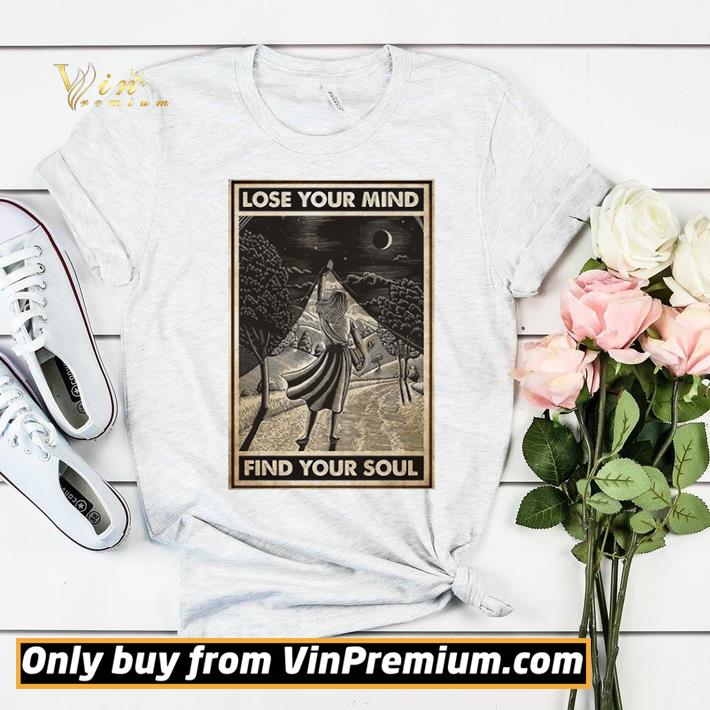 Girl With Books Into The Forest Lose Your Mind Find Your Soul shirt sweater