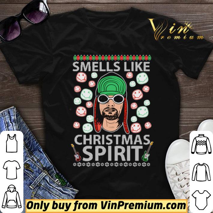 Kurt Cobain Smells Like Christmas Spirit shirt sweater 7