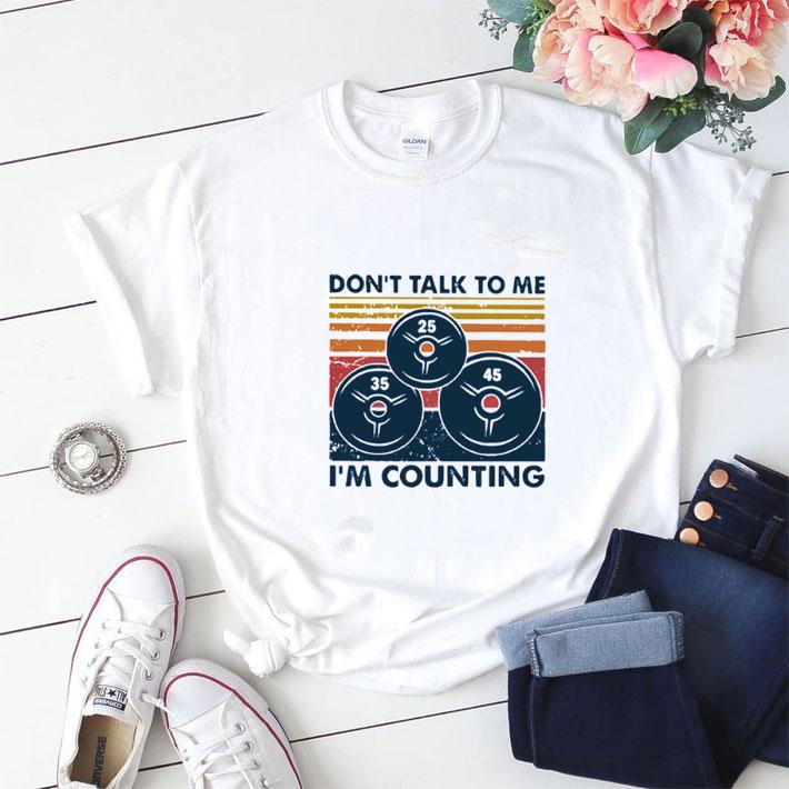 Top Dont Talk To Me I’m Counting Vintage shirt sweater 6