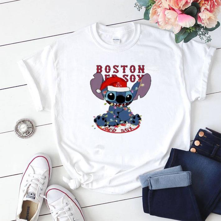 Top Boston Red Sox MLB noel Stitch Baseball Christmas shirt sweater 7