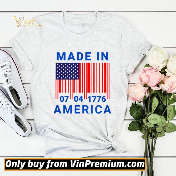 Made in America Barcode Flag shirt sweater 7 Made in America Barcode Flag shirt sweater