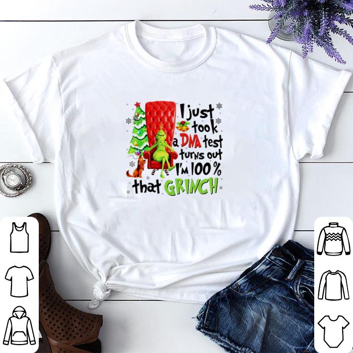 Original I just took a DNA test turns out I’m 100% that Grinch shirt sweater