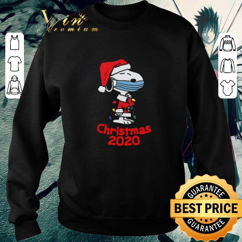 Funny Snoopy Face Mask Christmas 2020 Sweater shirt