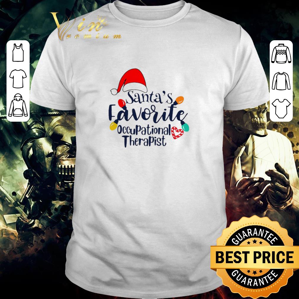 Official Santa’s Favorite Occupational Therapist shirt 7