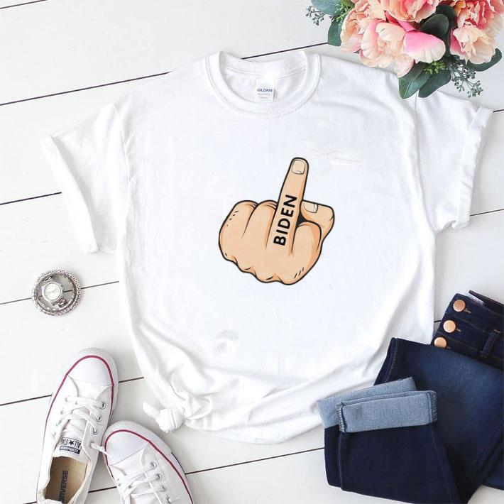Original Middle Finger Fuck Biden shirt sweater 6