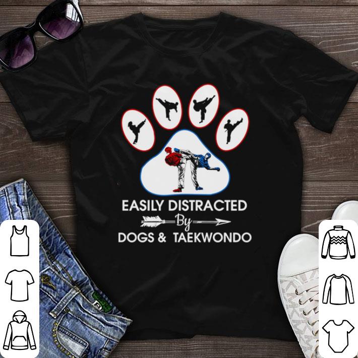 Top Easily Distracted By Dogs and Taekwondo shirt sweater 6