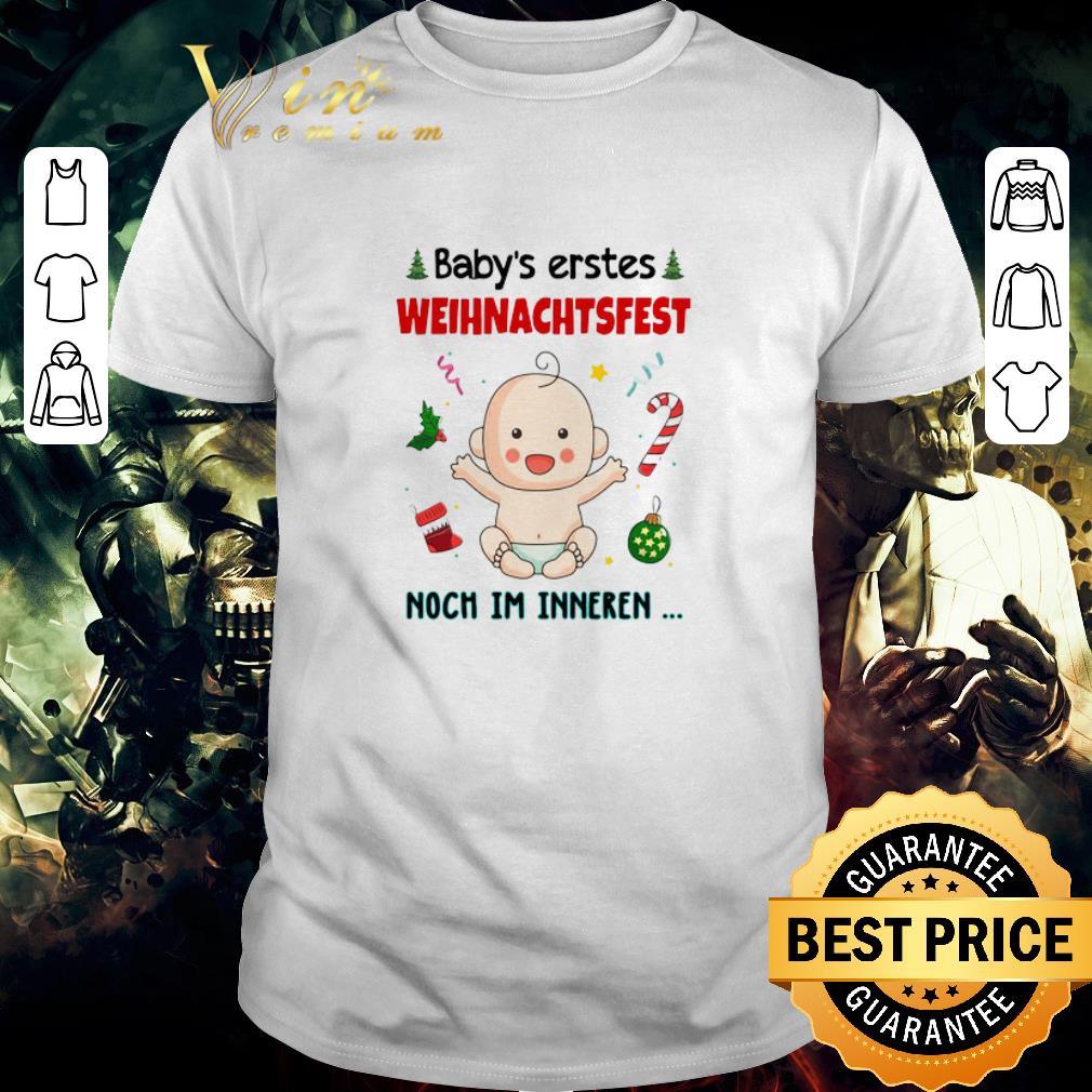 Awesome Baby’s Erstes Weihnachtsfest Noch Im Inneren shirt 6