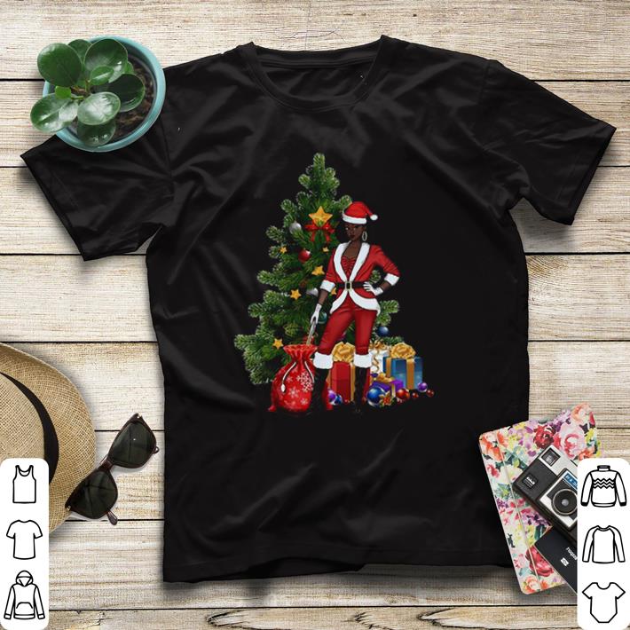 Original Santa black woman Christmas shirt sweater 7 Original Santa black woman Christmas shirt sweater