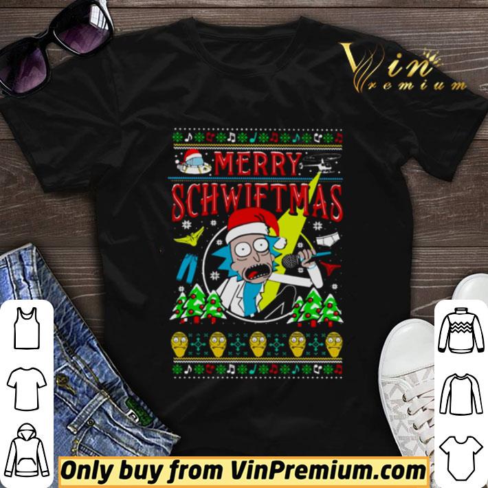 Singer Rick Sanchez merry schwiftmas shirt sweater 7