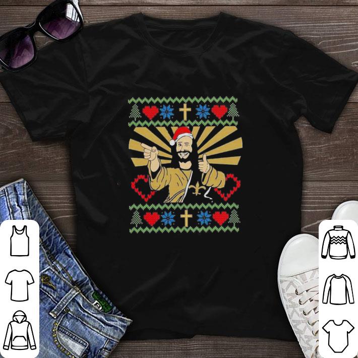 Top Jesus hat Santa Merry ugly Christmas 2020 shirt sweater 7