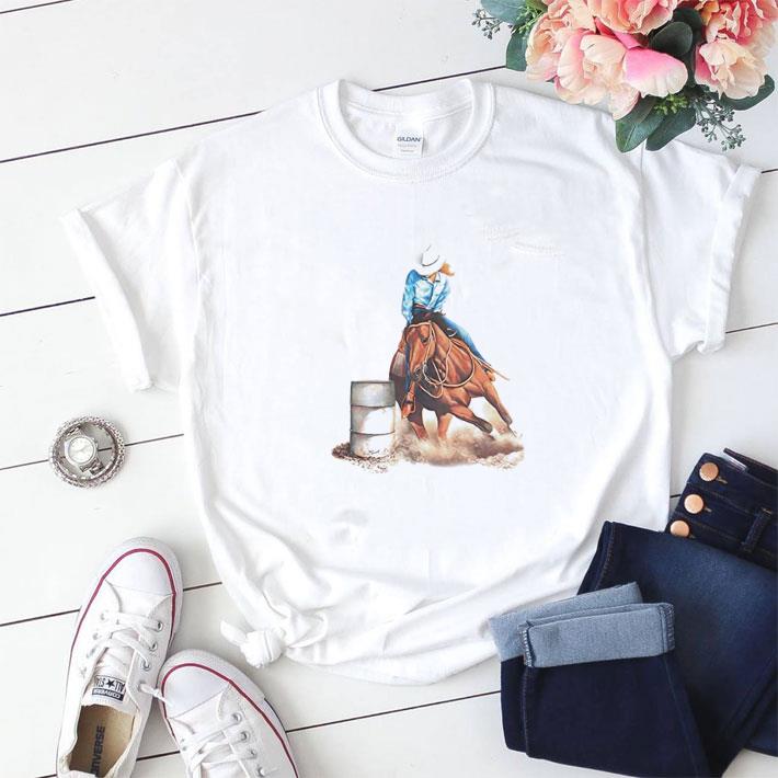 Nice Barrel racing raglan pajama barrel racing girls shirt sweater 6