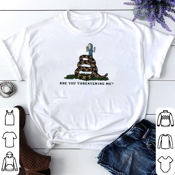 Top Flag Beavis Are you Threatening Me shirt sweater