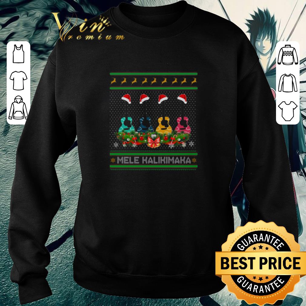Top Guitar Mele Kalikimaka Christmas shirt 7 Top Guitar Mele Kalikimaka Christmas shirt