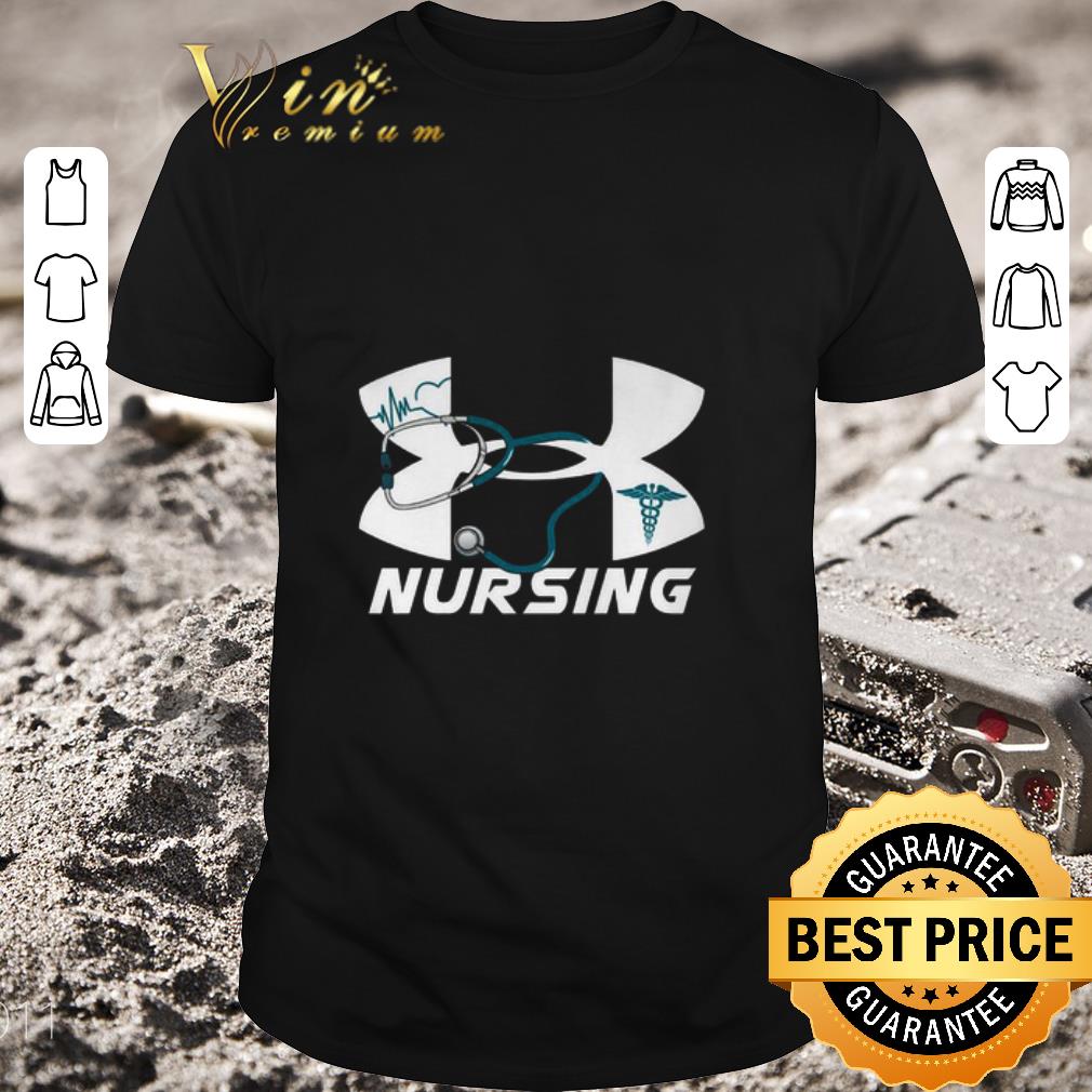 Funny Nursing Under Armour Logo shirt 6