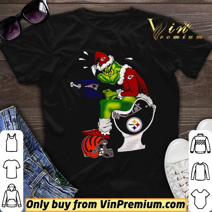 New England Patriots Grinch Kansas City Chiefs toilet Pittsburgh Steelers Cincinnati Bengals shirt sweater 6
