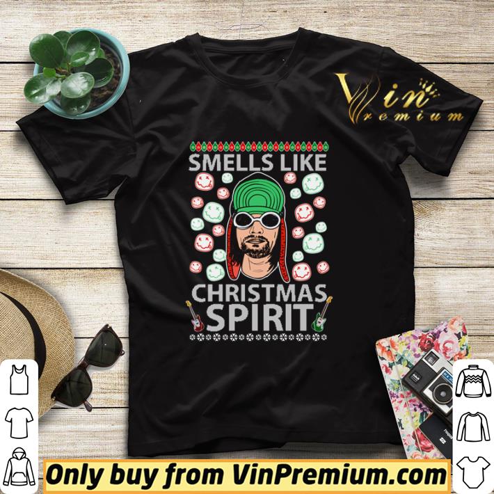 Kurt Cobain Smells Like Christmas Spirit shirt sweater