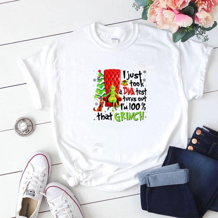 Original I just took a DNA test turns out I’m 100% that Grinch shirt sweater 7