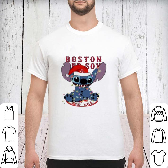 Top Boston Red Sox MLB noel Stitch Baseball Christmas shirt sweater Top Boston Red Sox MLB noel Stitch Baseball Christmas shirt sweater 3