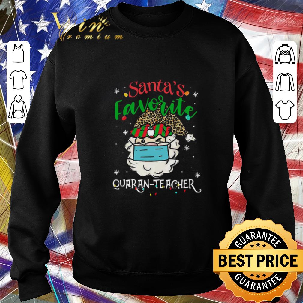 Funny Santa’s Face Mask Favorite Quran-teacher Christmas Sweater shirt