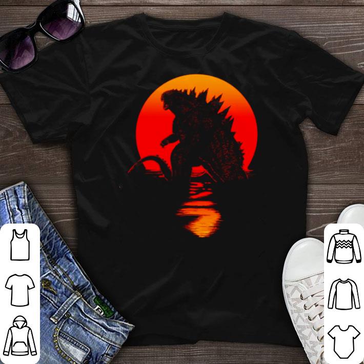 Top Godzilla and moon shirt sweater 7