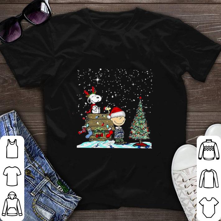 Top Reindeer Snoopy Santa Charlie Brown and Woodstock Christmas shirt sweater 7