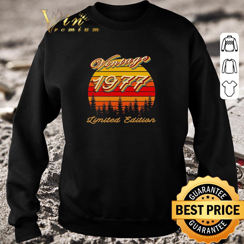 Premium Vintage 1977 Limited Edition Retro shirt 7 Premium Vintage 1977 Limited Edition Retro shirt