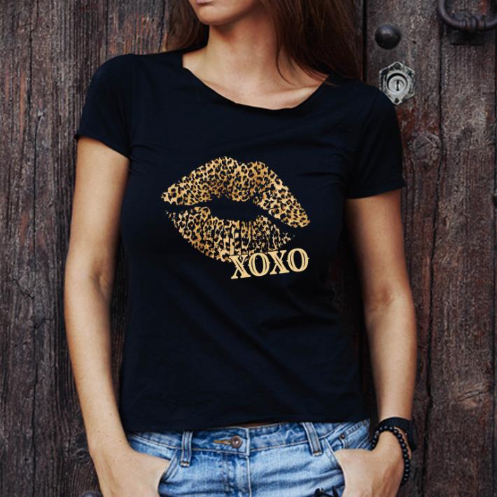 Nice Xoxo leopard lips shirt 6