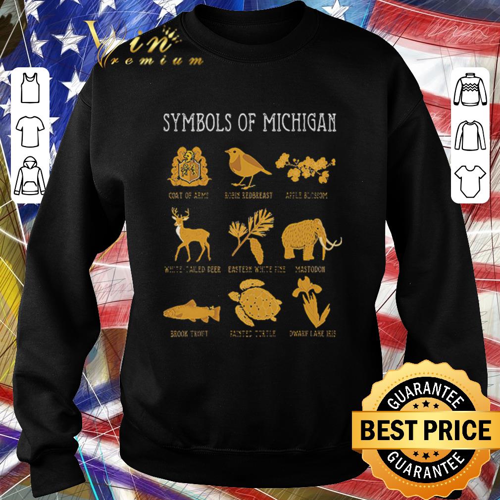 Premium Symbols Of Michigan shirt