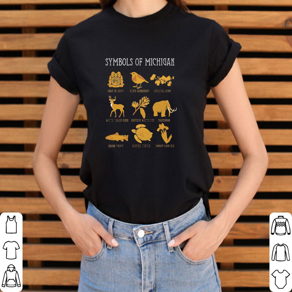 Original Symbols Of Michigan shirt Original Symbols Of Michigan shirt 3