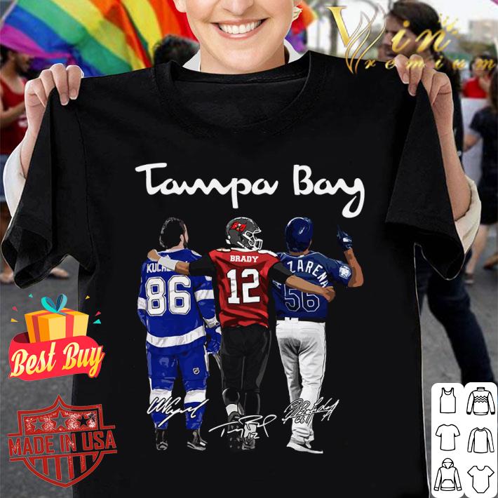 Awesome Tampa Bay Sports Nikita Kucherov Tom Brady Randy Arozarena Signed shirt 9