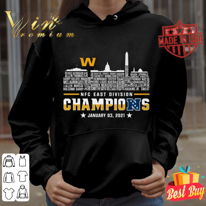 Awesome Washington Football Team 2021 NFC East Division Champions Name Player shirt 8 Washington Football Team 2021 NFC East Division Champions Name Player shirt