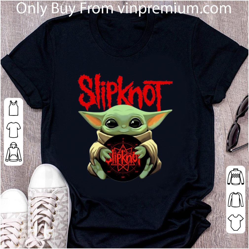 Pretty Baby Yoda hug Slipknot Albums Star Wars shirt Pretty Baby Yoda hug Slipknot Albums Star Wars shirt 2
