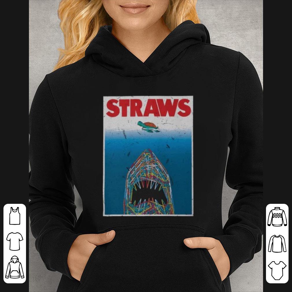Top Straws Parody Jaws shirt