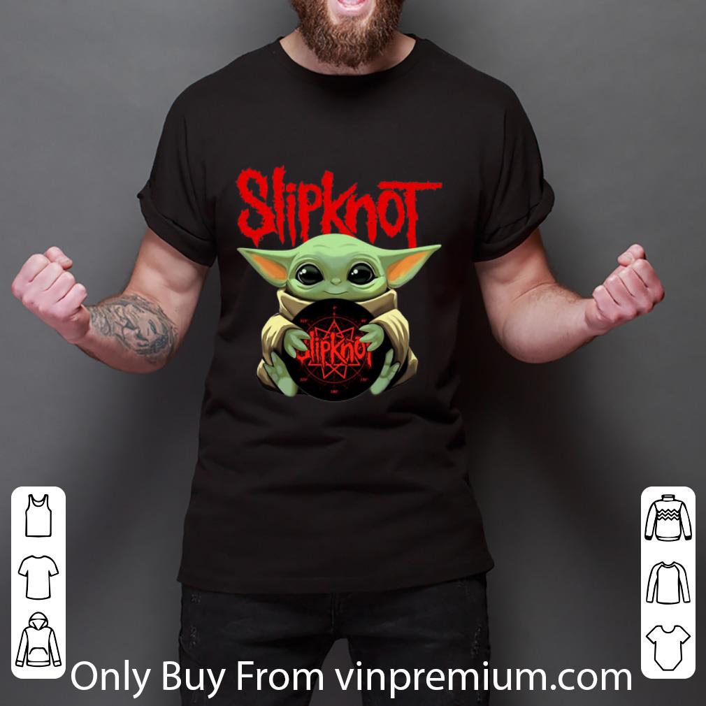Pretty Baby Yoda hug Slipknot Albums Star Wars shirt Pretty Baby Yoda hug Slipknot Albums Star Wars shirt 3