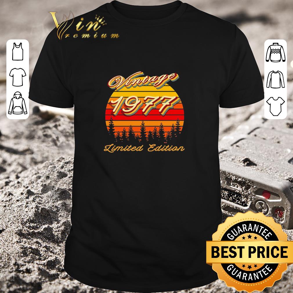 Premium Vintage 1977 Limited Edition Retro shirt 7
